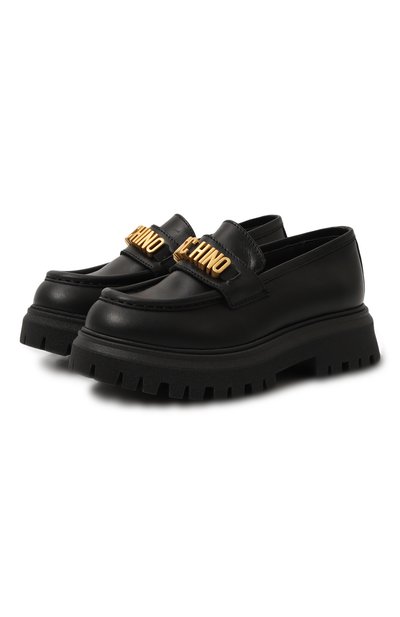 Кожаные лоферы MOSCHINO, арт. 76047/20-27, фото 1
