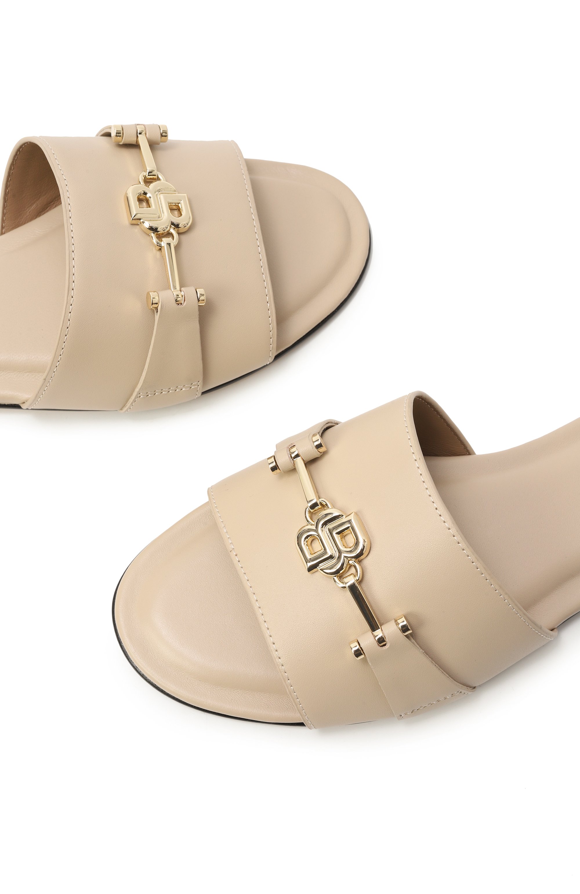 Кожаные шлепанцы emberlyn BOSS, арт. 50542219, фото 7