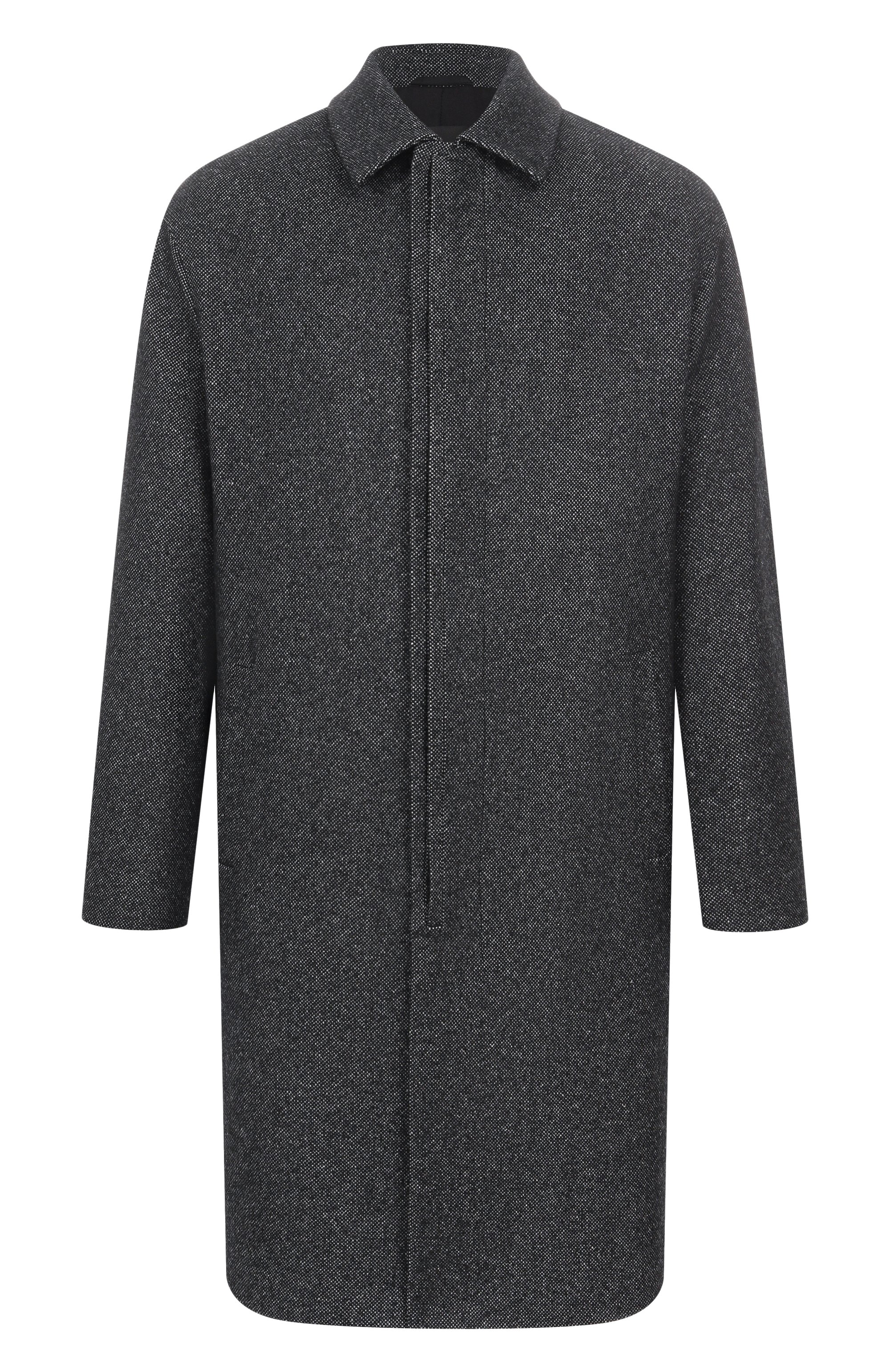 Пальто из кашемира и шелка MVST темно-серого цвета по цене 635500 руб., арт. M25.1PM.C002_, фото 1 Пальто из кашемира и шелка MVST, арт. M25.1PM.C002_, фото 1