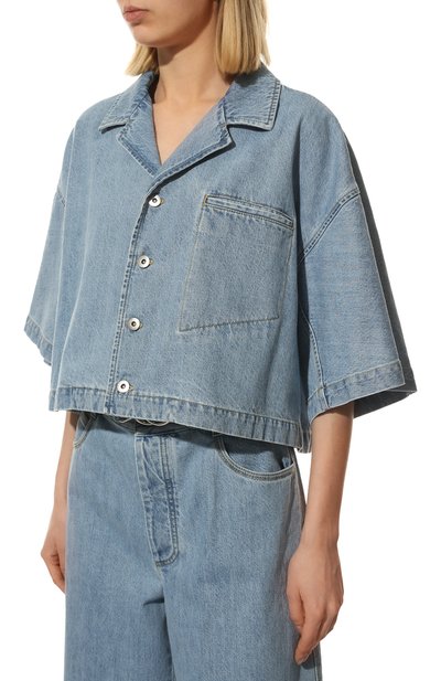 Джинсовая рубашка BOTTEGA VENETA, арт. 690231/V1NL0, фото 3