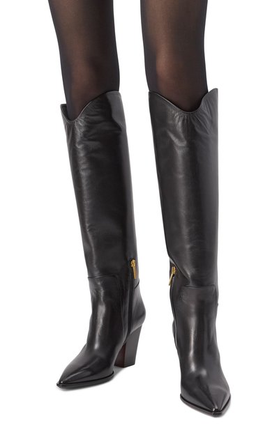 Кожаные сапоги SANTONI, арт. WSWG59592HI3NHPE, фото 3