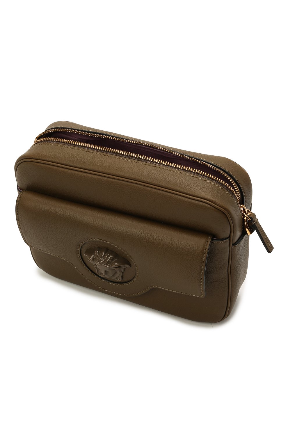 Сумка la medusa VERSACE хаки цвета по цене 120000 руб., арт. DBFI046/DVIT3T, фото 4 Сумка la medusa VERSACE, арт. DBFI046/DVIT3T, фото 4