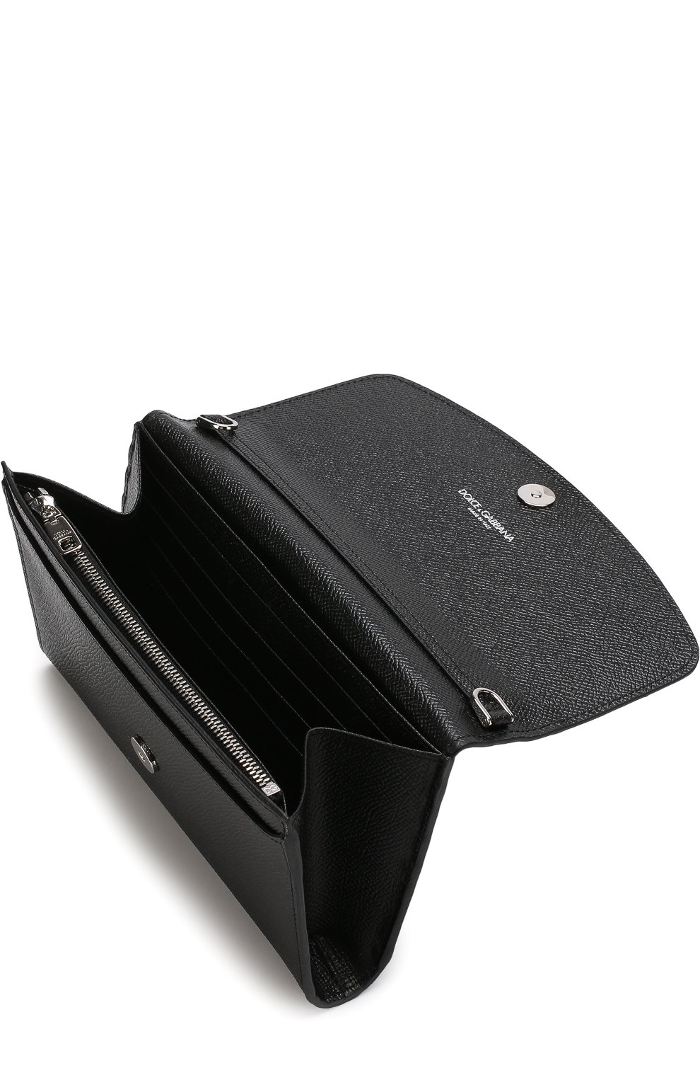 Кожаный клатч на цепочке DOLCE & GABBANA, арт. BI1028/AU771, фото 4