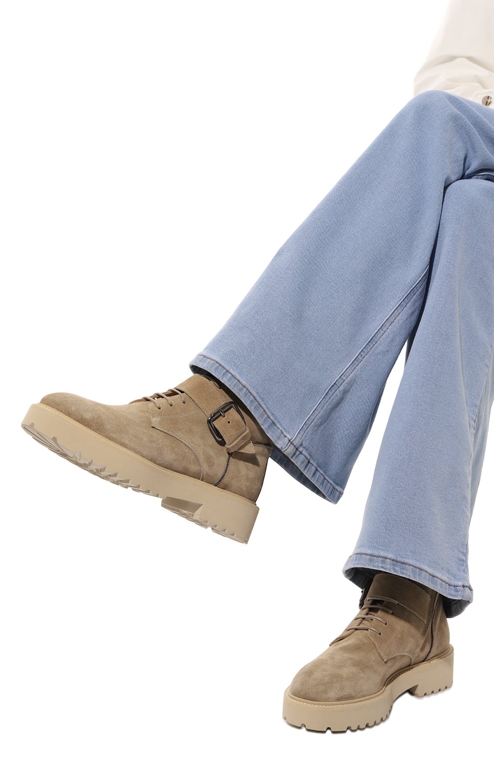 Замшевые ботинки DOUCAL'S, арт. DD8662PHILUF238W, фото 3