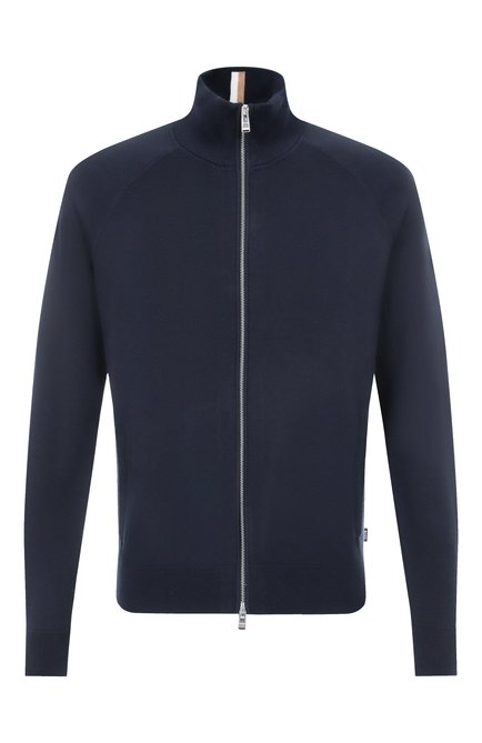 Мужской кардиган из хлопка и шерсти BOSS, арт. 50543150