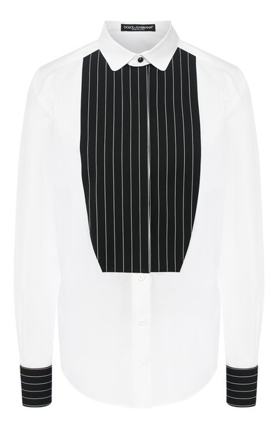 Женская хлопковая рубашка DOLCE & GABBANA, арт. F5L58T/FU5K9