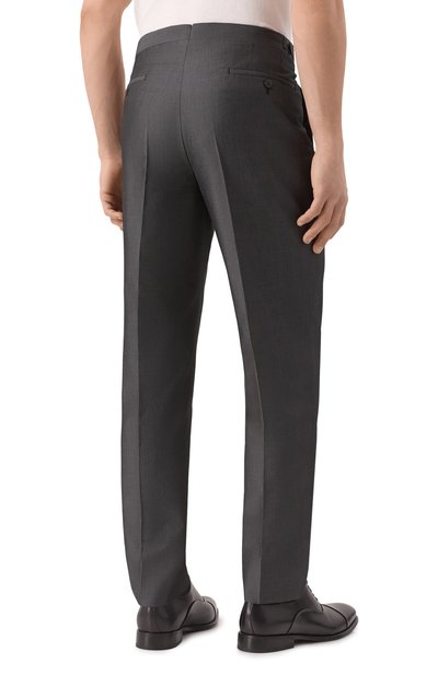 Брюки из шерсти и хлопка CORNELIANI, арт. 254L21-2514201, фото 4