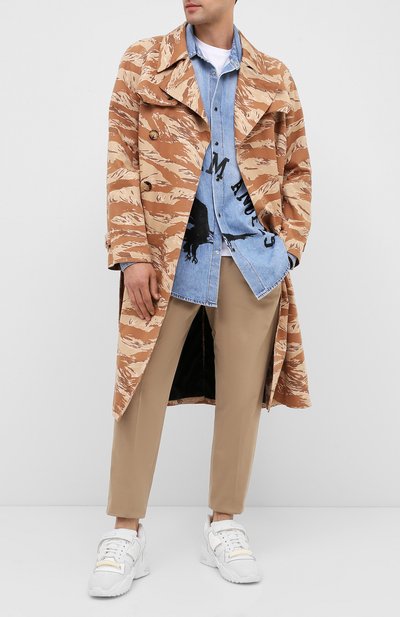 Джинсовая рубашка PALM ANGELS, арт. PMYD008E20DEN0014010, фото 2