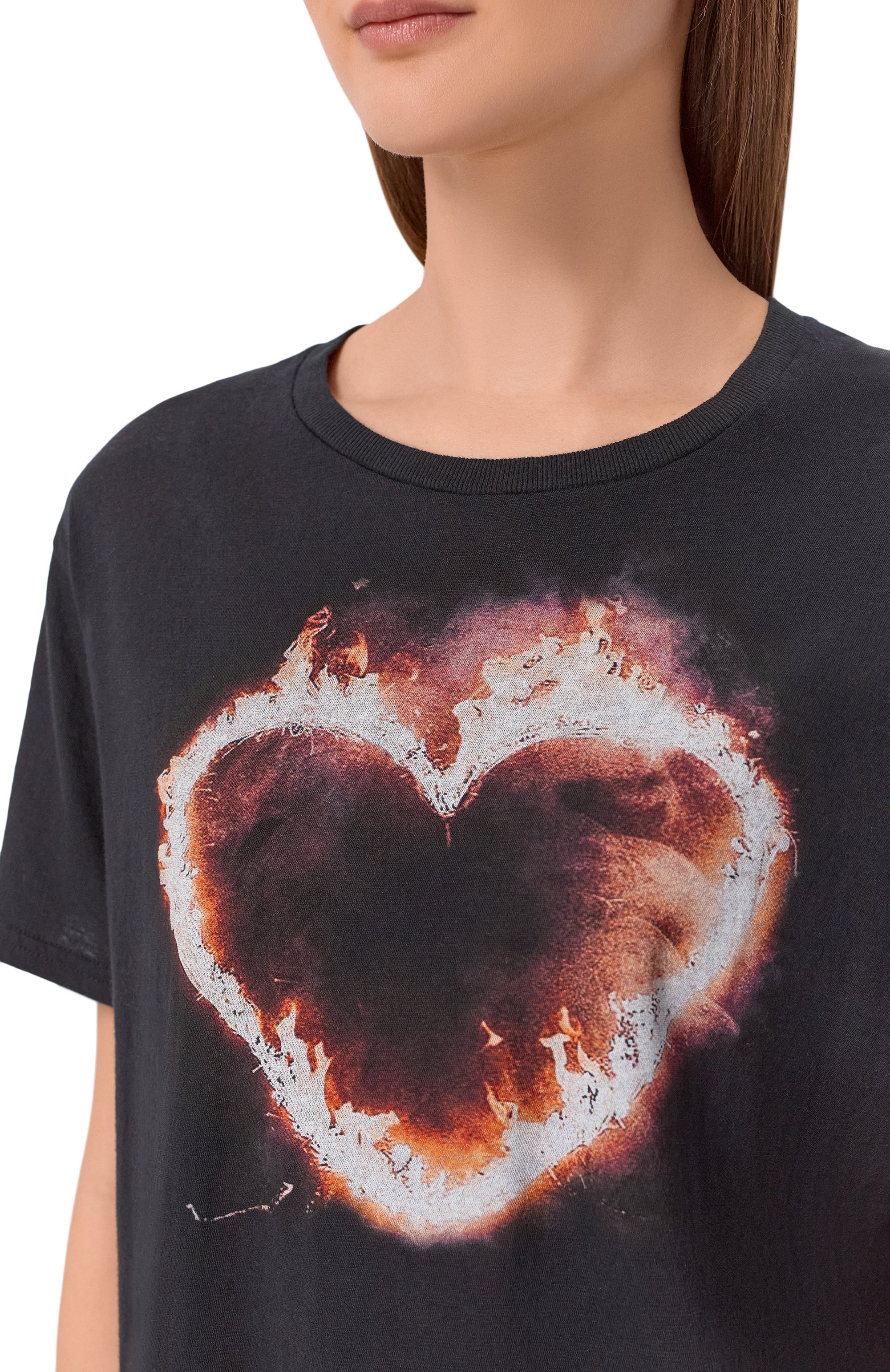 Футболка из хлопка и кашемира R13, арт. R13WK001-K016A_001, фото 5