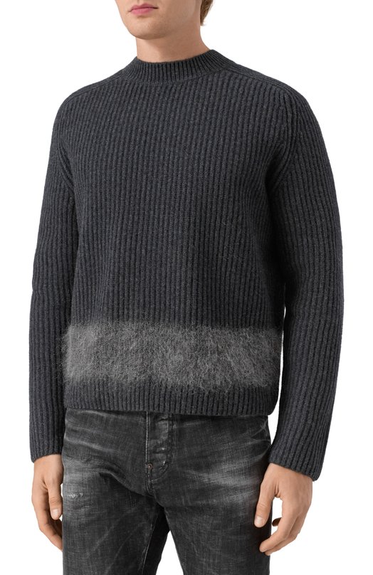 Шерстяной свитер Dsquared2 S74HA1547/D13150 Серый  S74HA1547/D13150 Фото 3