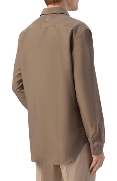 Рубашка из шелка и хлопка CANALI, арт. CSL7065/GM03656, фото 4