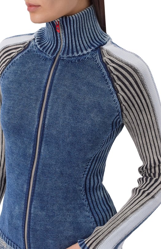 Хлопковый кардиган Diesel A20891/0WICF Синий  A20891/0WICF Фото 5