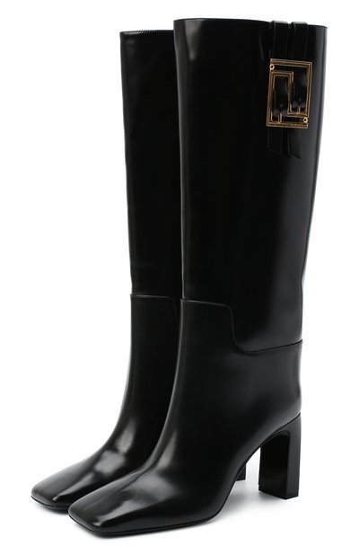 Кожаные сапоги meander VERSACE, арт. DST440M/DVTA4, фото 1