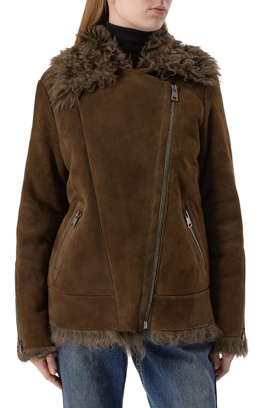 Дубленка из овчины Maslov WS234 Хаки  WS234 Фото 3