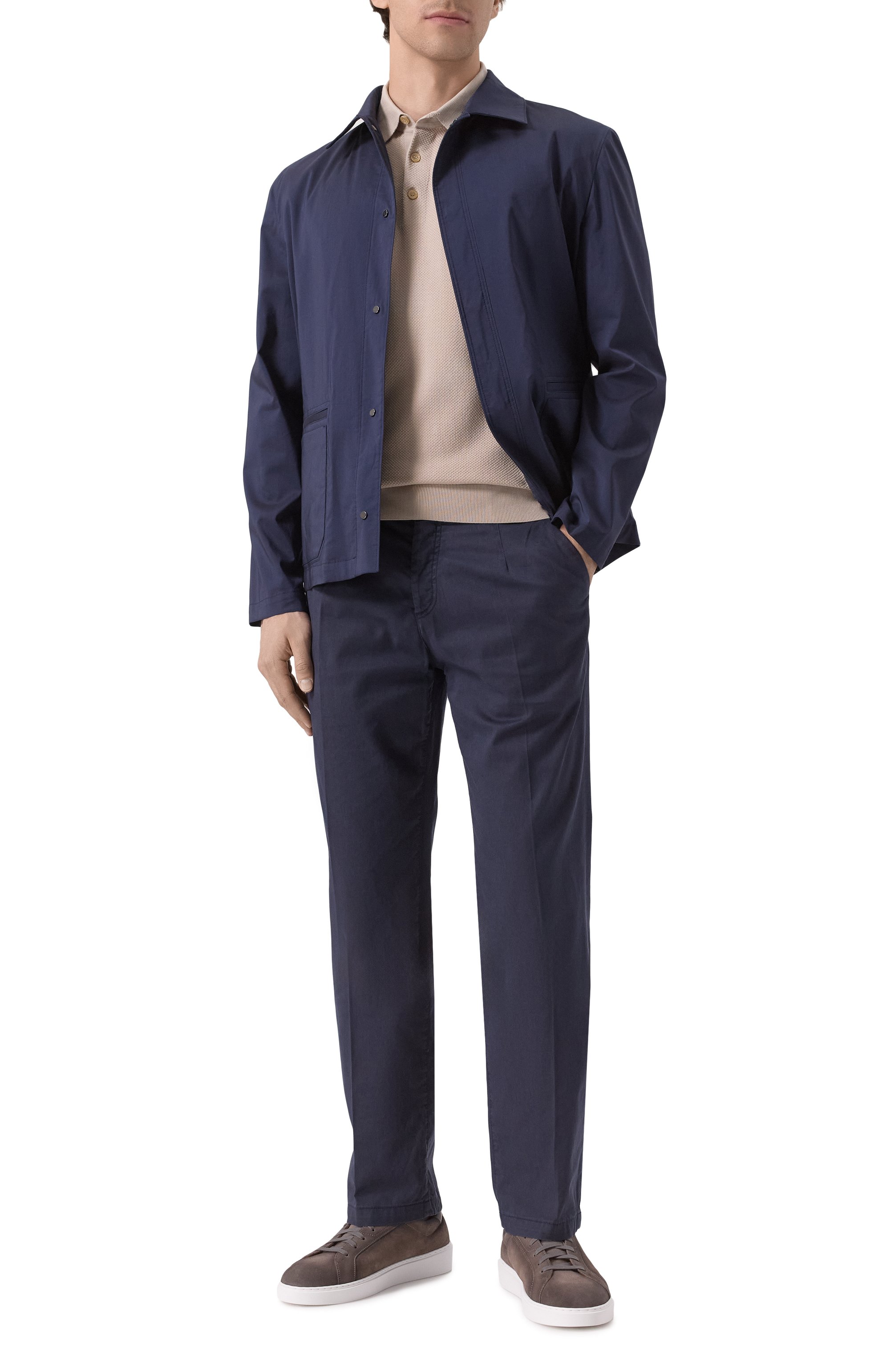 Хлопковое поло BRIONI, арт. UMR200/P0K15, фото 2