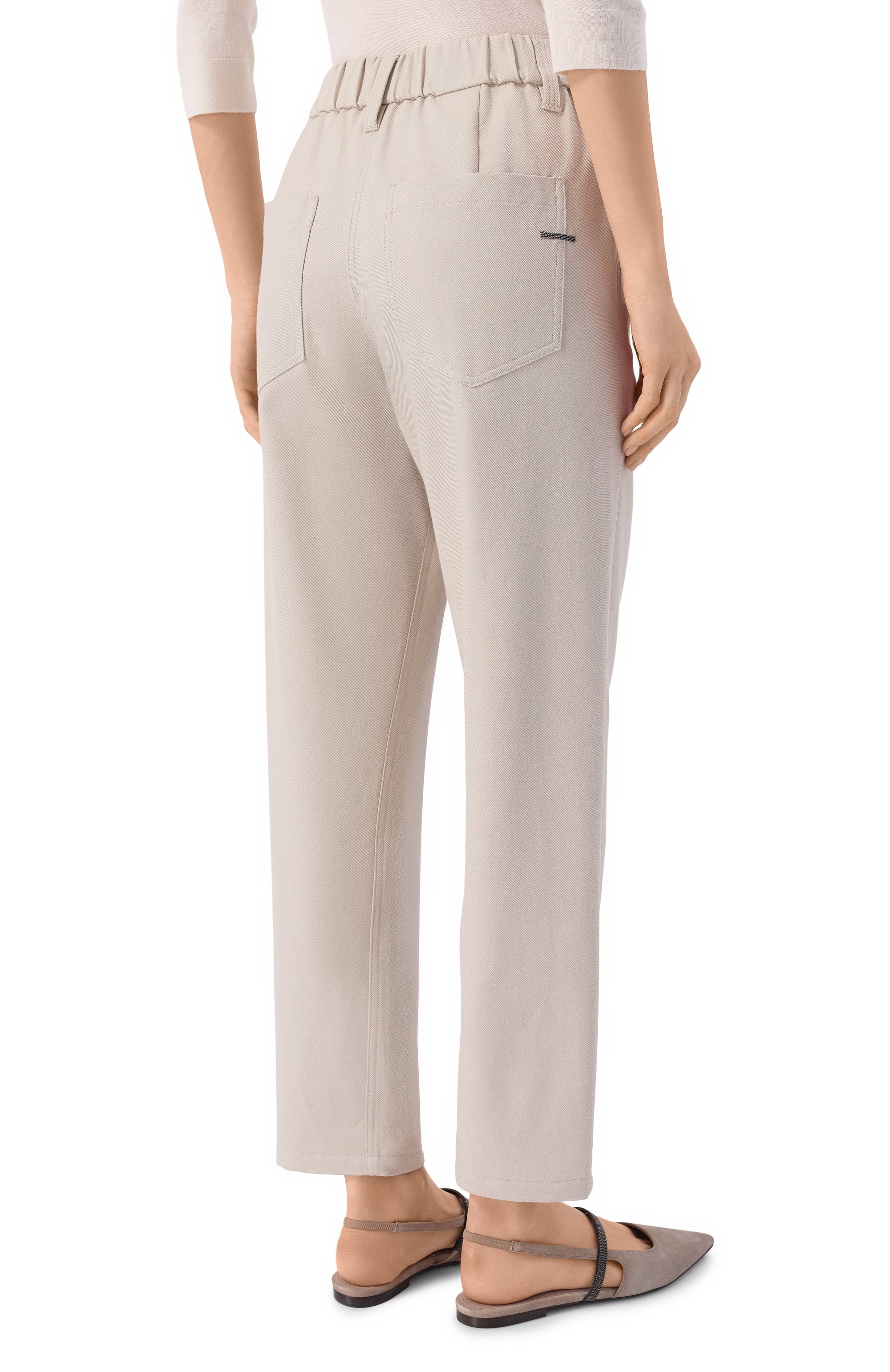 Хлопковые брюки BRUNELLO CUCINELLI, арт. MA126P8417, фото 4