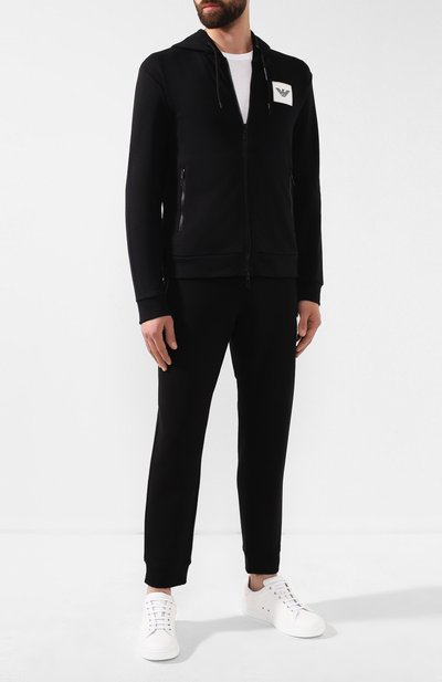 Хлопковые джоггеры EMPORIO ARMANI, арт. 6G1P98/1J36Z, фото 2
