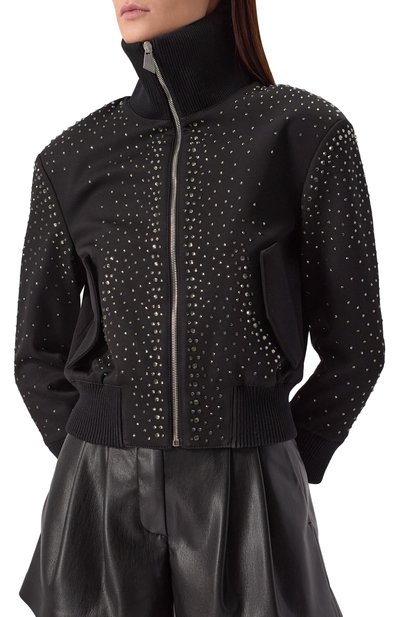 Шерстяной бомбер THE ATTICO, арт. 250WCB00071/WWW046TS, фото 3