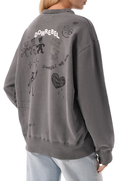 Хлопковый свитшот DOMREBEL, арт. PLAY SKETCH/SWEATSHIRT, фото 4