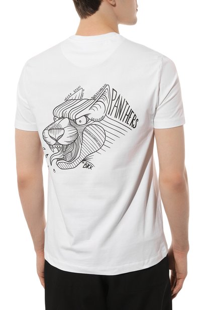 Хлопковая футболка DIRK BIKKEMBERGS, арт. C 4 101 3E E 1811, фото 4