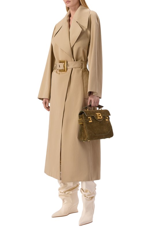 Кожаные полусапоги Balmain FN0TA181/LVIT Кремовый  FN0TA181/LVIT Фото 3