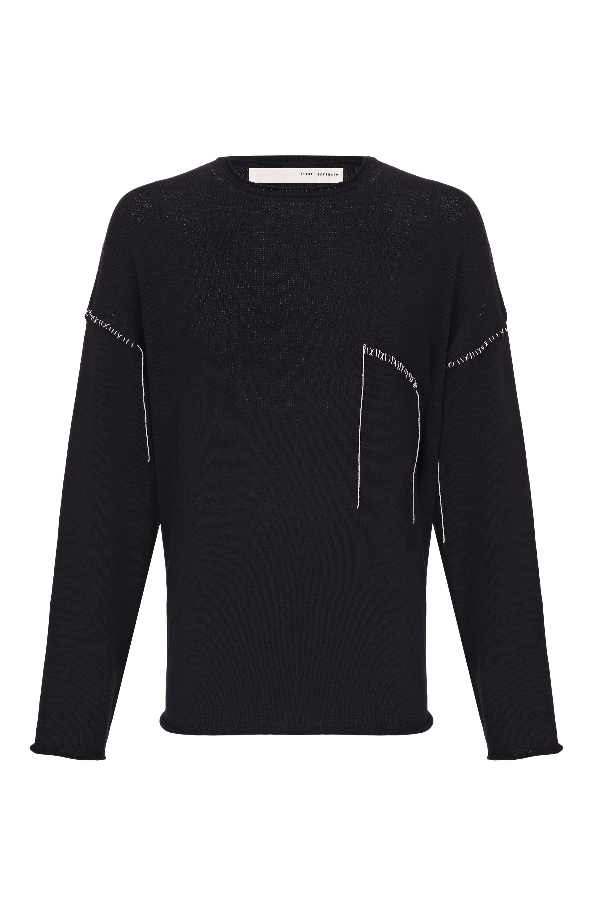 Джемпер из лиоцелла и хлопка ISABEL BENENATO, арт. UK01S26, фото 1