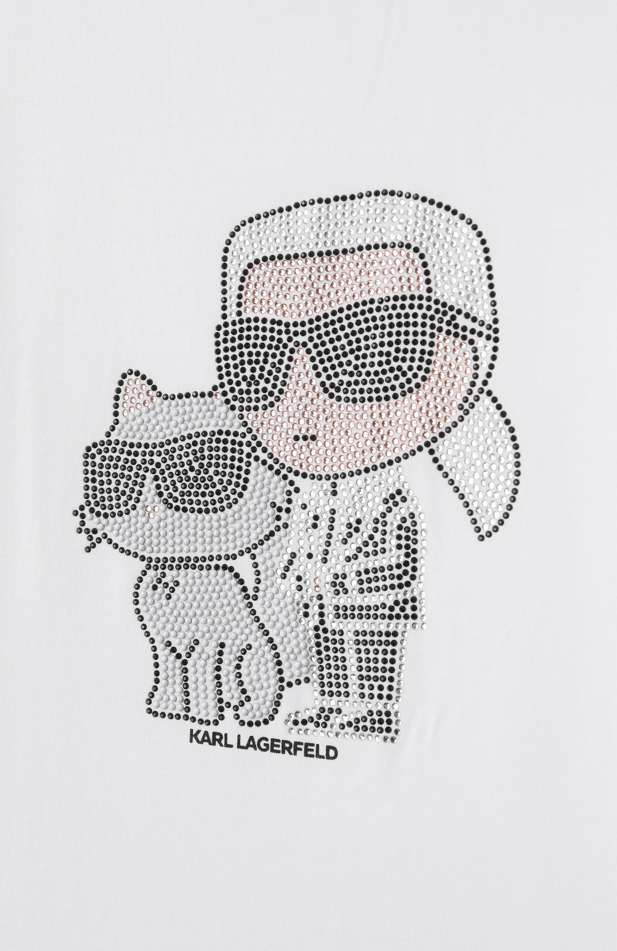 Хлопковая футболка KARL LAGERFELD KIDS, арт. Z30489, фото 3