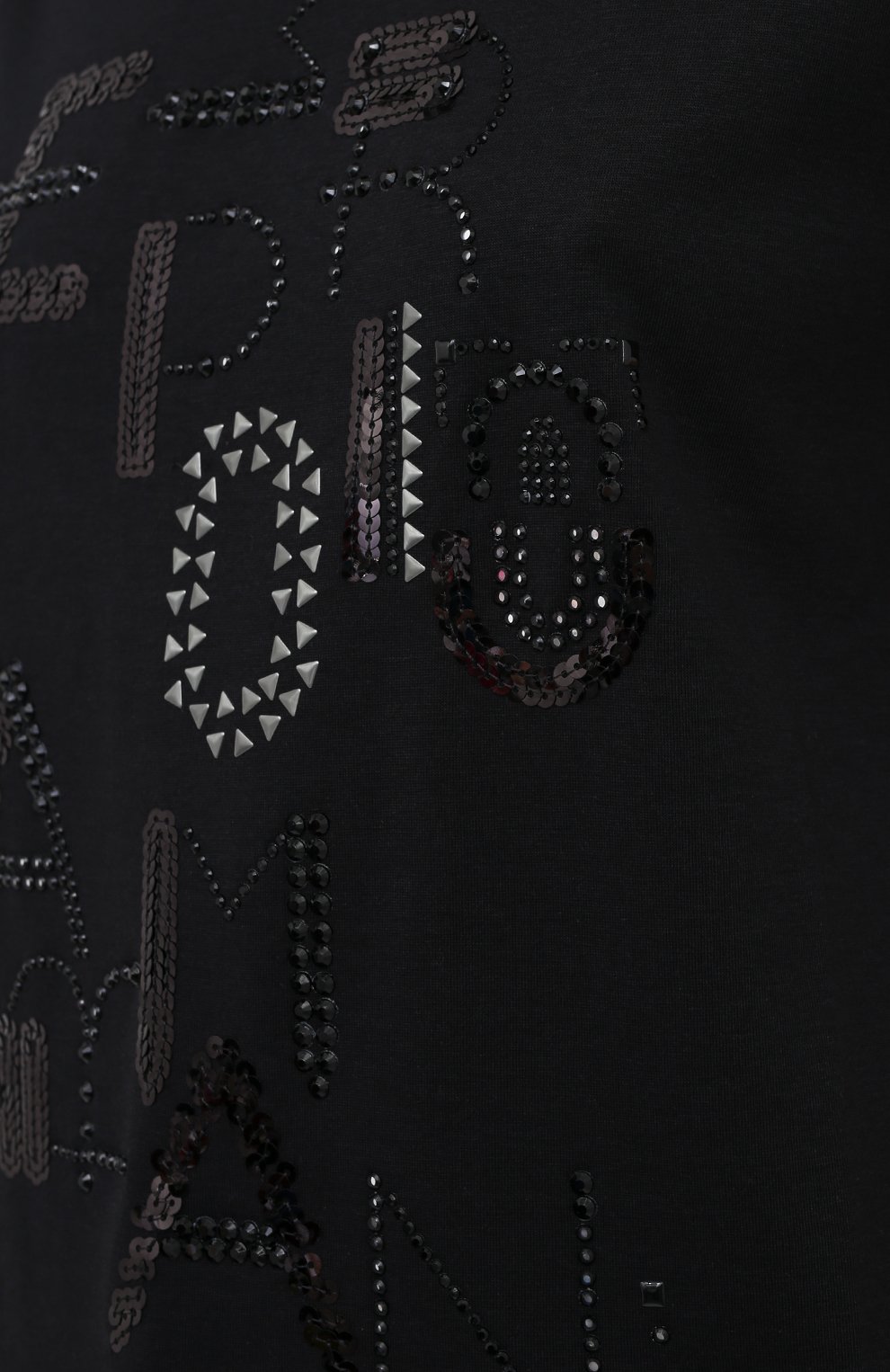 Футболка EMPORIO ARMANI черного цвета по цене 28900 руб., арт. 6H2T7R/2J4CZ, фото 5 Футболка EMPORIO ARMANI, арт. 6H2T7R/2J4CZ, фото 5