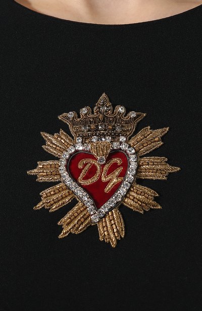 Мини-платье из вискозы DOLCE & GABBANA, арт. F6C2VZ/FURDV, фото 5