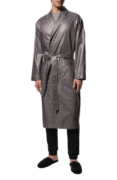 Хлопковый халат ZIMMERLI, арт. 4737-75141, фото 2