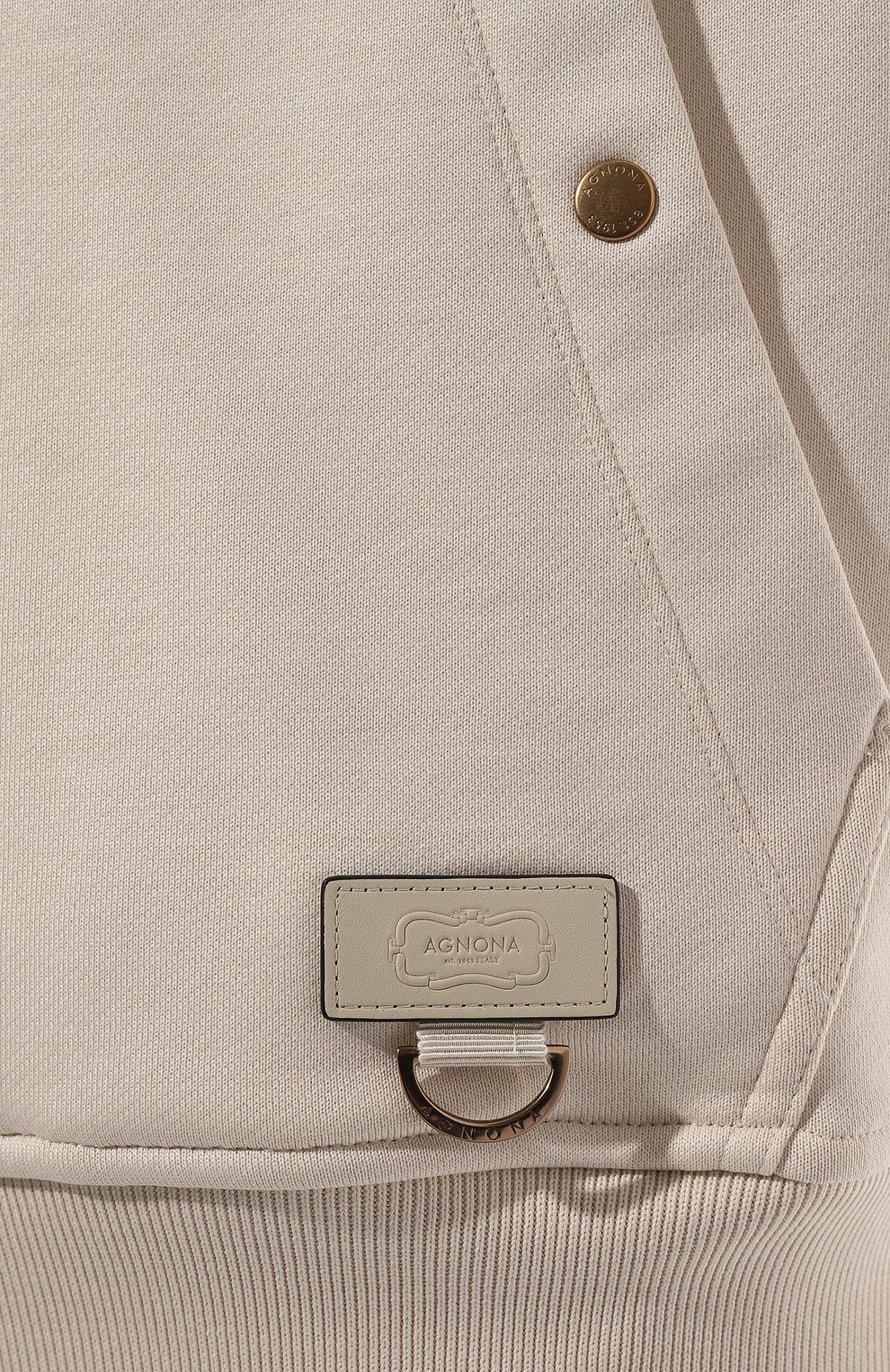 Толстовка из хлопка и шелка AGNONA, арт. TN06U1E/Y2054E, фото 5