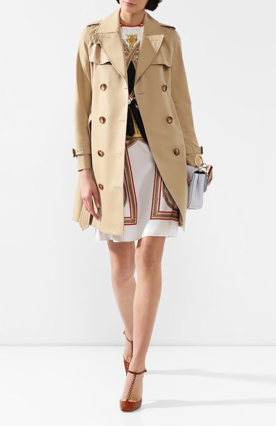Хлопковый тренч BURBERRY, арт. 8016826, фото 2
