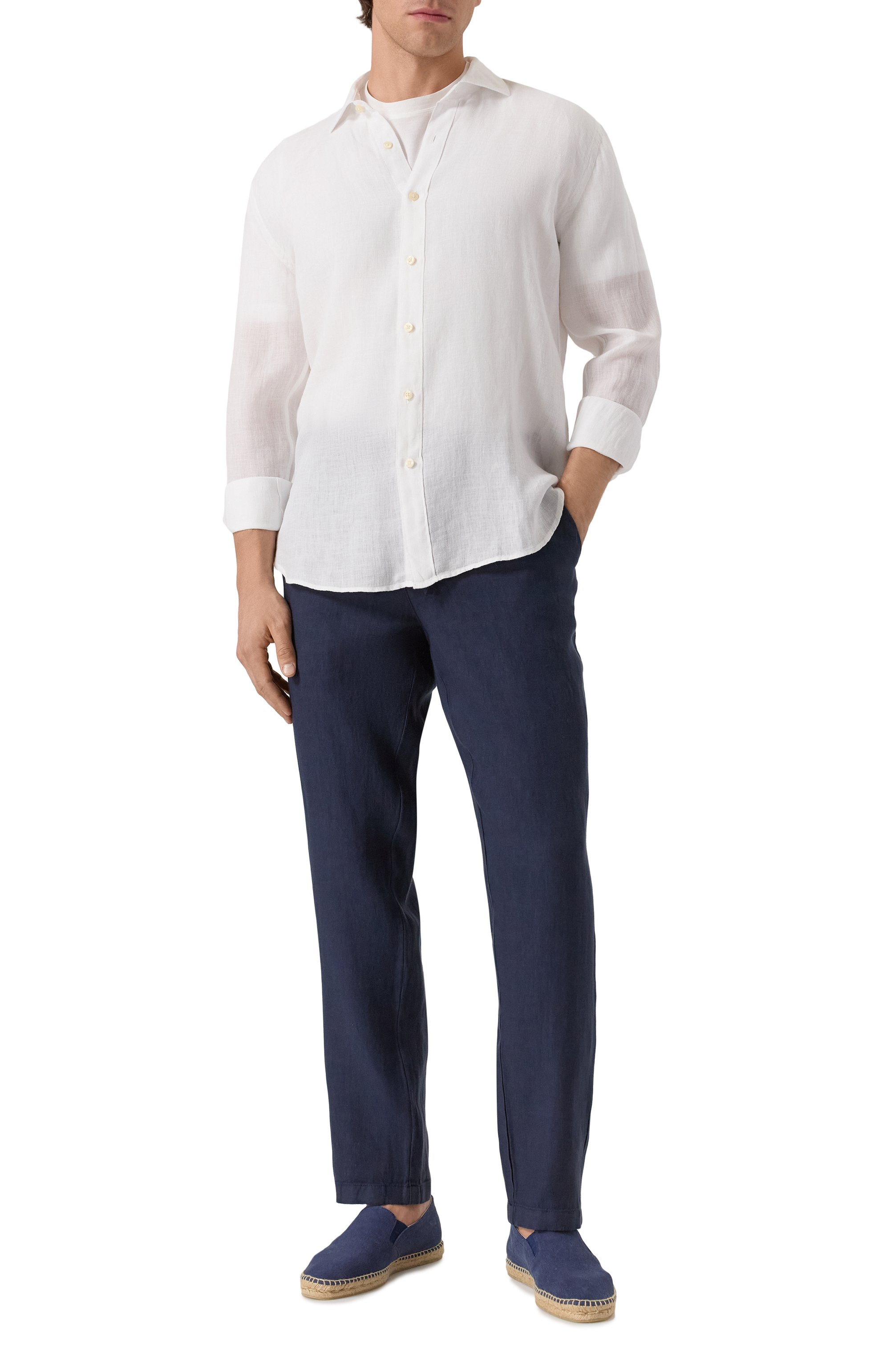 Льняные брюки AERONAUTICA MILITARE, арт. 251PA1656CT3508, фото 2