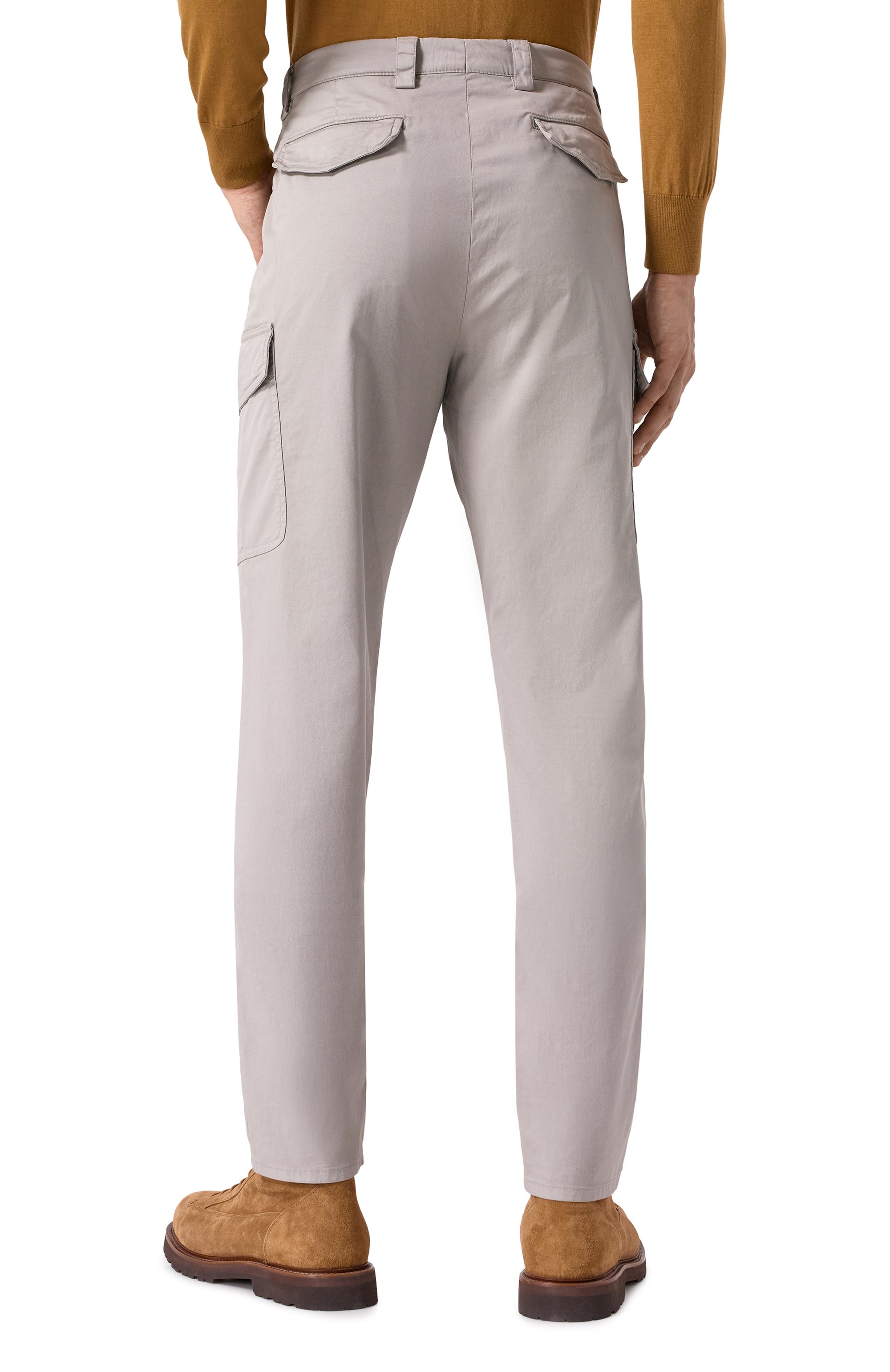 Хлопковые брюки-карго BRUNELLO CUCINELLI, арт. M289LE1890, фото 4