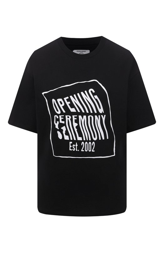 

Хлопковая футболка Opening Ceremony, Чёрный