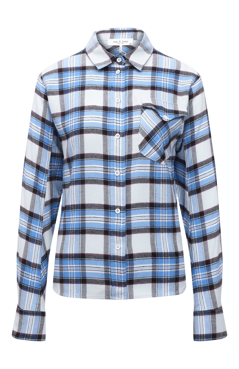 Рубашка из вискозы и хлопка RAG AND BONE, арт. WCW21HA005N905, фото 1