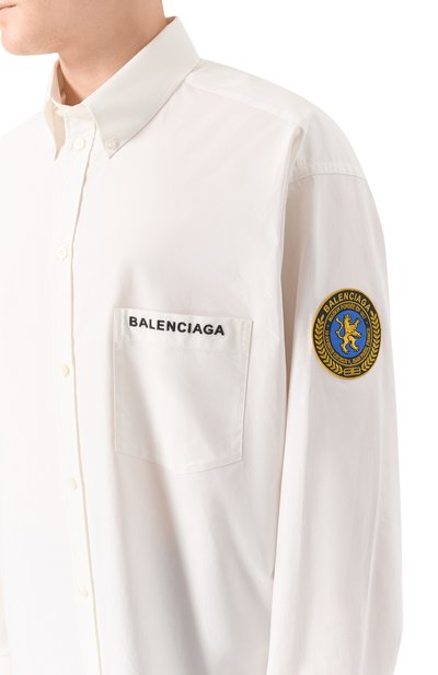 Хлопковая рубашка BALENCIAGA, арт. 830979/TRM28, фото 5