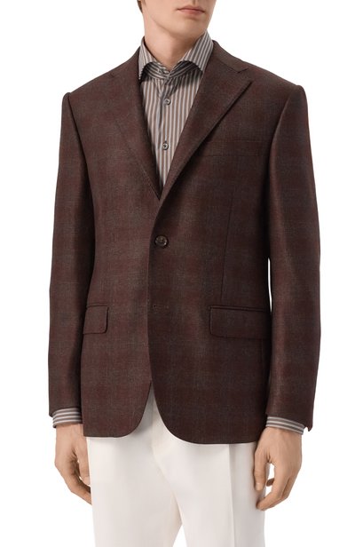 Шерстяной пиджак CORNELIANI, арт. 286008/2A16226, фото 3