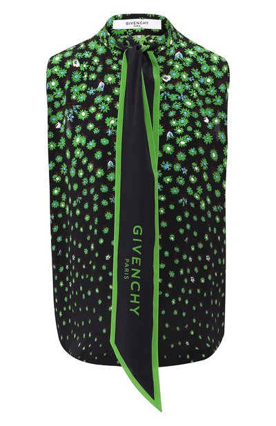 Женский шелковый топ GIVENCHY, арт. BW60GA121L