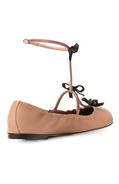 Кожаные балетки caterina RENE CAOVILLA, арт. C12074-010/NA01, фото 5