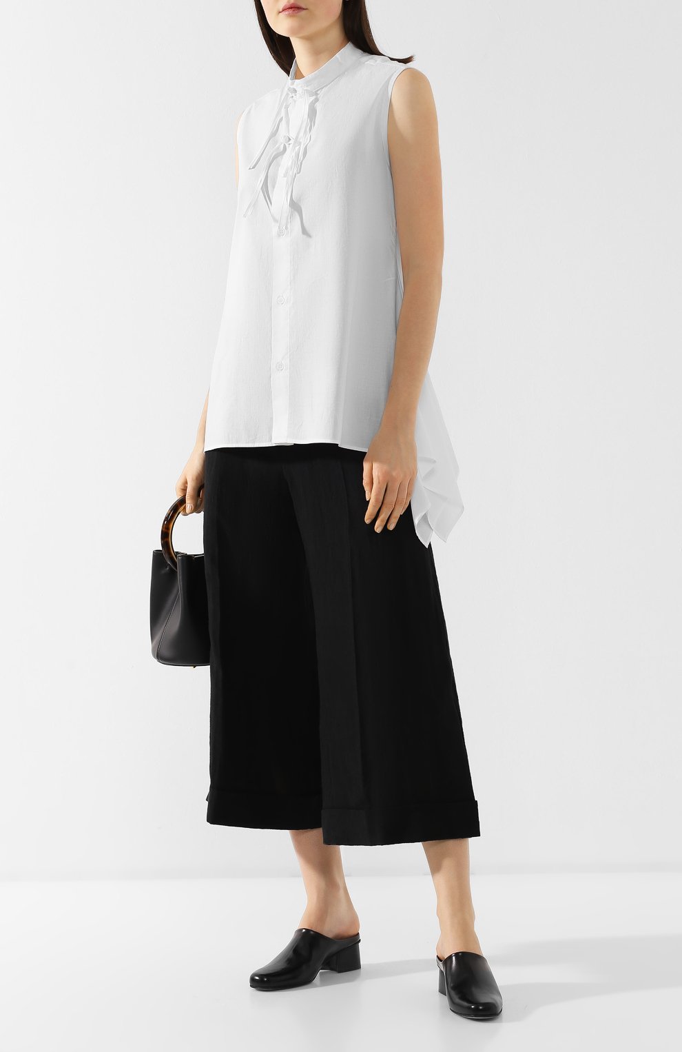 Хлопковый топ YOHJI YAMAMOTO, арт. FZ-B53-003, фото 2