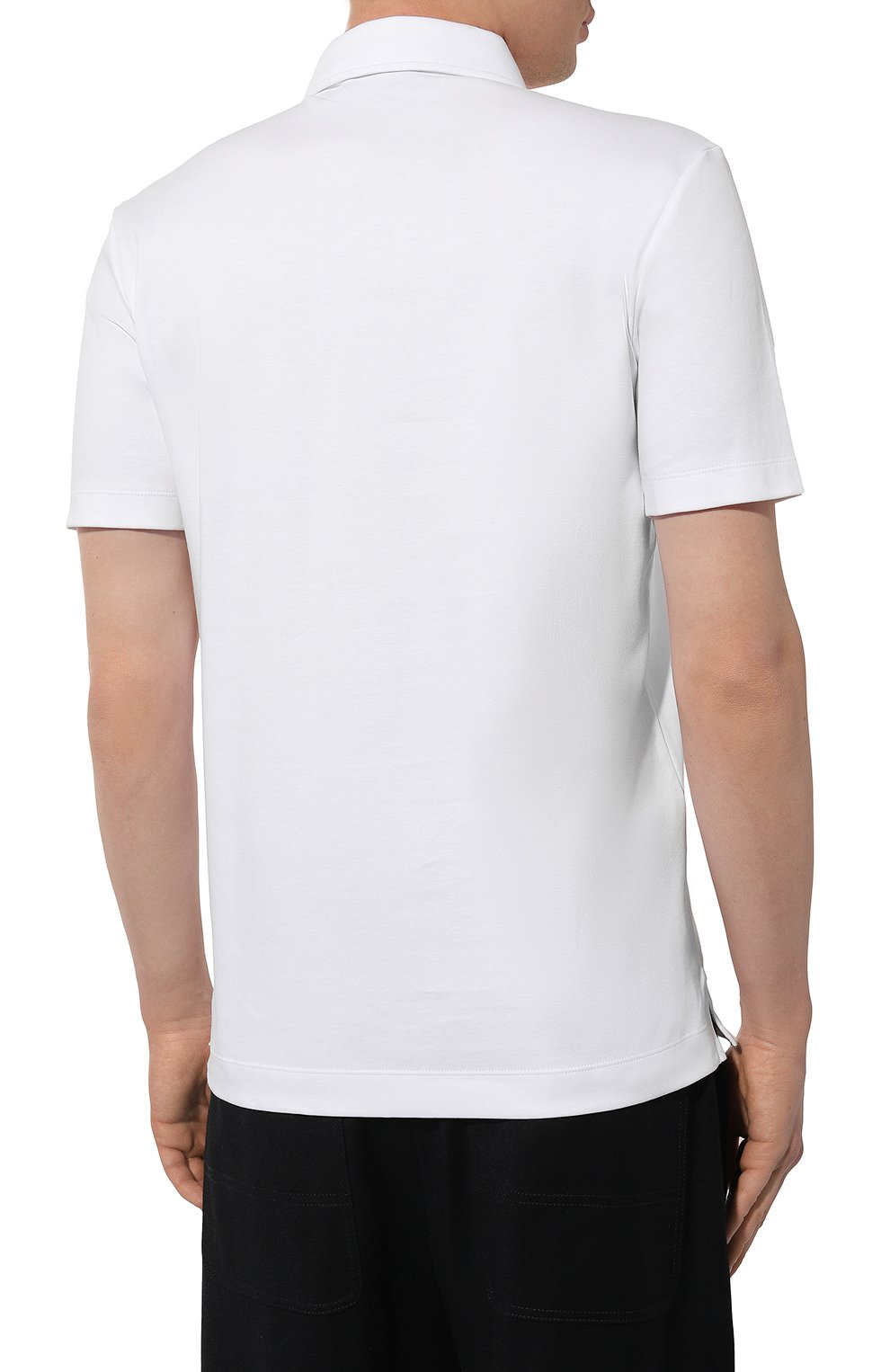 Хлопковое поло BOSS, арт. 50471335, фото 4