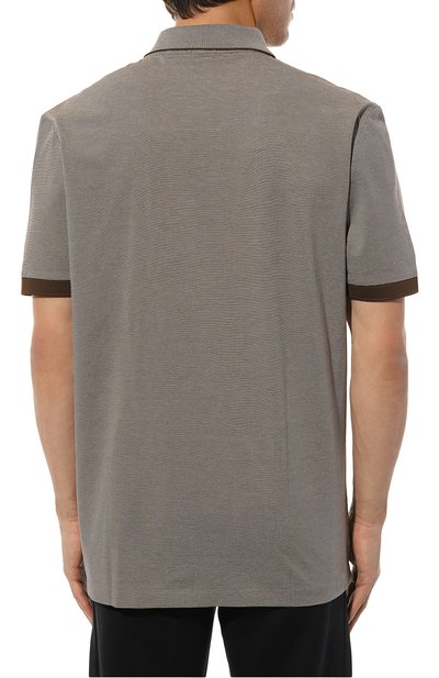 Хлопковое поло BOSS, арт. 50494991, фото 4