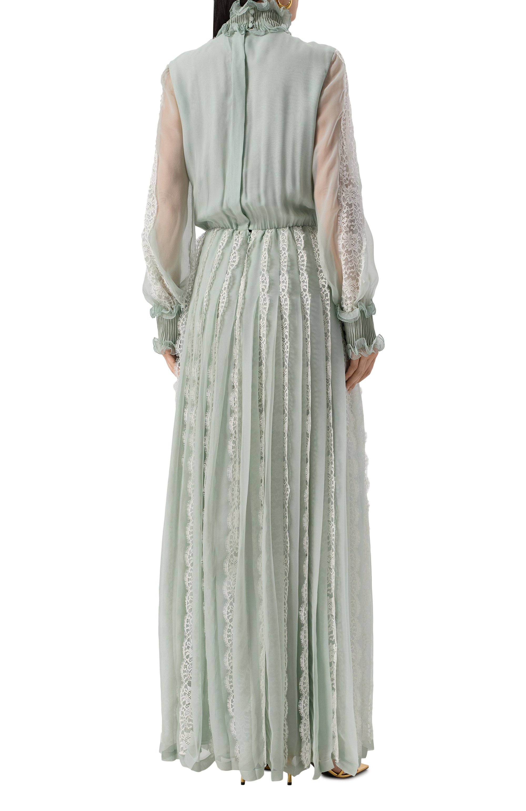 Шелковое платье VALENTINO, арт. 6B3VDKQ02UP, фото 4