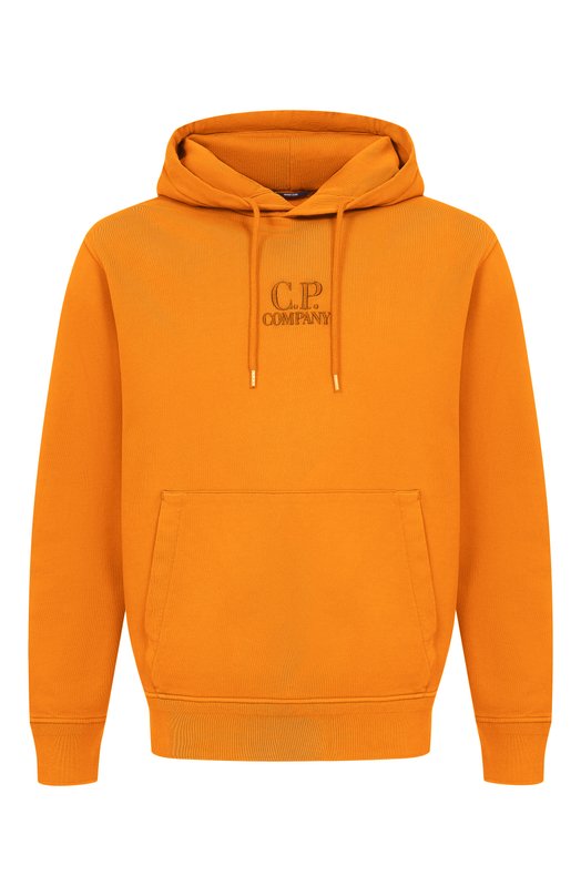 Хлопковое худи C.P. Company 20CMSS037B/110044R Оранжевый 20CMSS037B/110044R