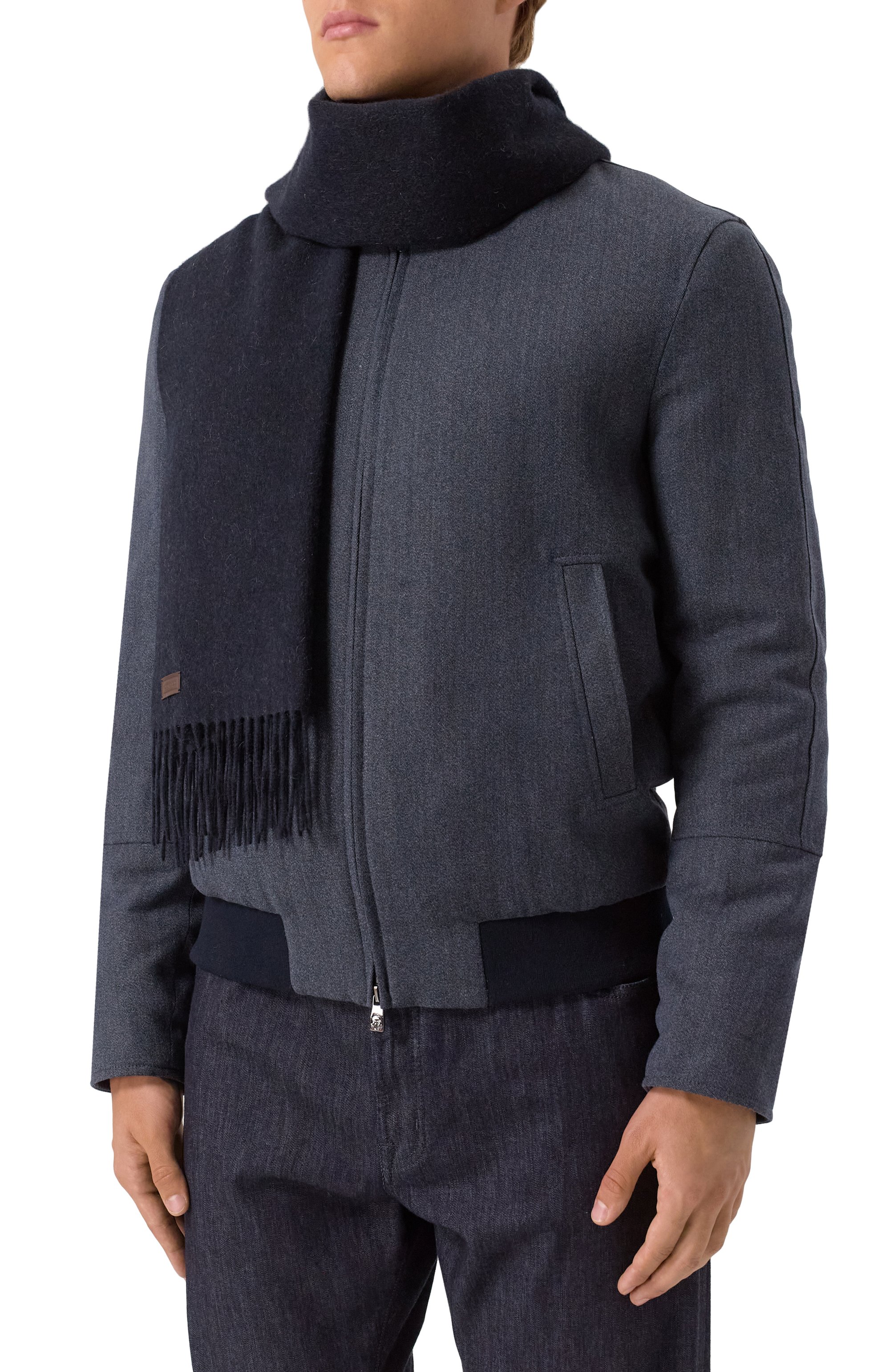 Кашемировый шарф CANALI, арт. 06/TF00313, фото 2