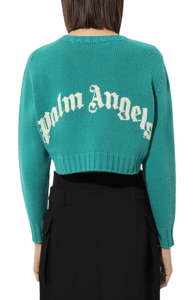 Шерстяной свитер PALM ANGELS, арт. PWHE040C99KNI0014001, фото 4