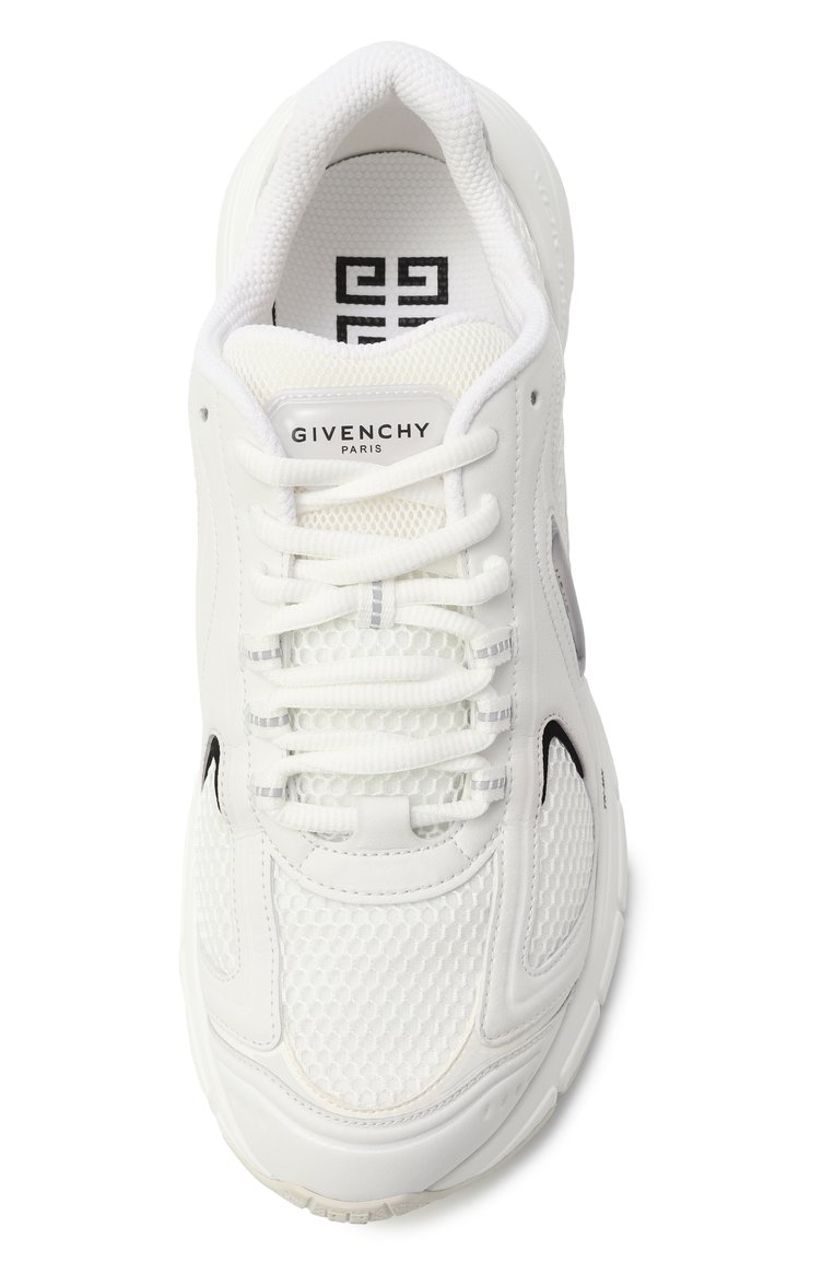 Мужские кроссовки tk-mx runner GIVENCHY белого цвета, арт. BH008MH1FG | Фото 6 (Подошва: Массивная; Материал внешний: Экокожа, Текстиль; Материал внутренний: Текстиль; Материал утеплителя: Без утеплителя; Стили: Классический; Кросс-КТ: Низкие)