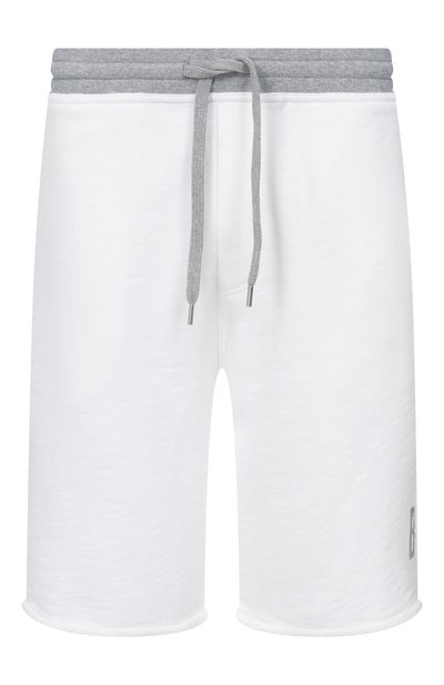 Мужские шорты из хлопка и льна BRUNELLO CUCINELLI, арт. MR8313375G