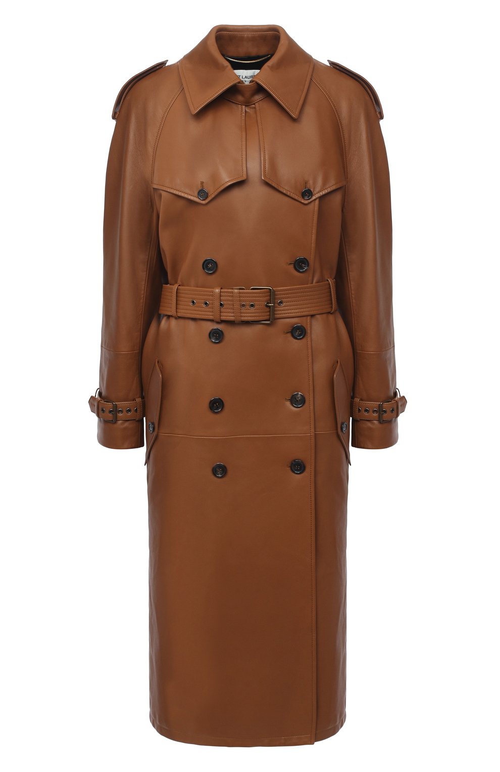 Кожаный плащ SAINT LAURENT, арт. 636949/Y50A2, фото 1